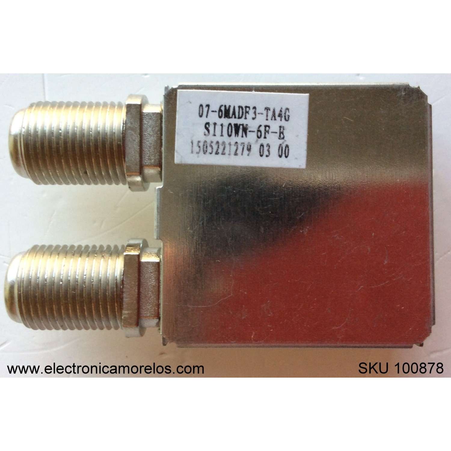 TUNER SELECTOR SINTONIZADOR VARICAP NUEVO PARA TV.  07-6MADF3-TA4G / SI1OWN-6F-E / 1505221279 03 00